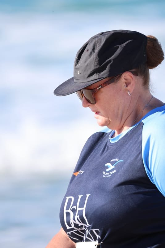 Ballina Athletics Club members at Shelly Beach