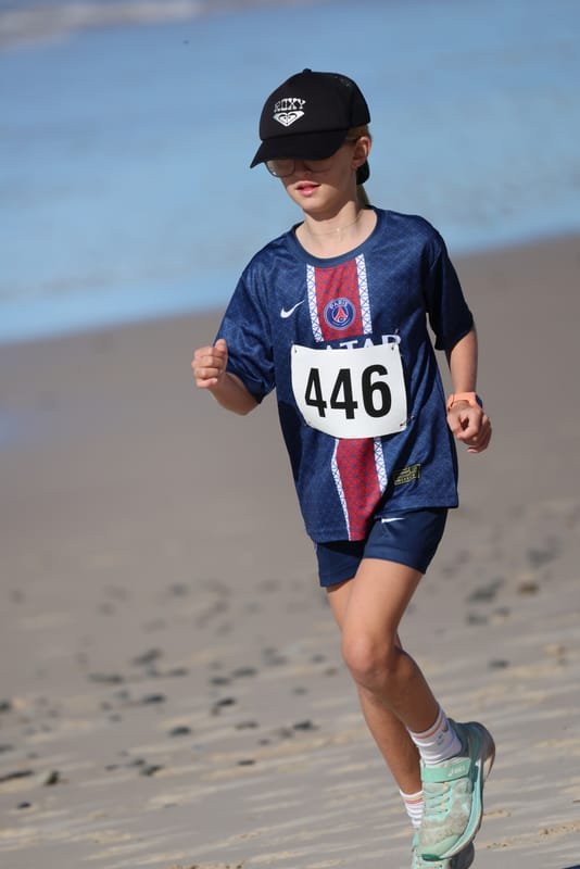 Ballina Athletics Club members at Shelly Beach