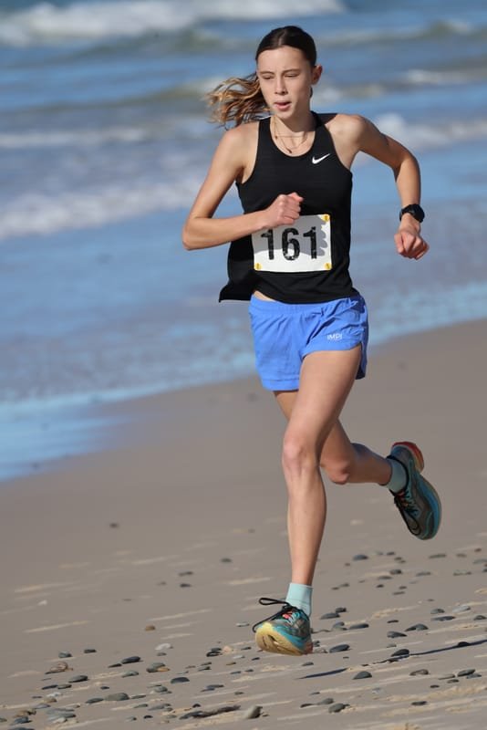 Ballina Athletics Club members at Shelly Beach