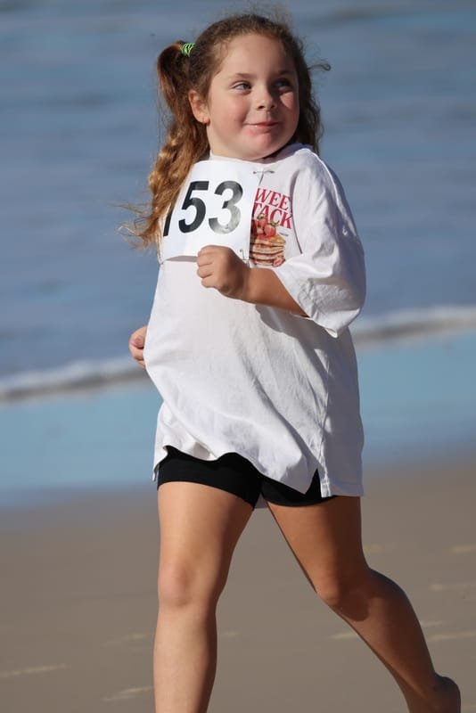 Ballina Athletics Club members at Shelly Beach
