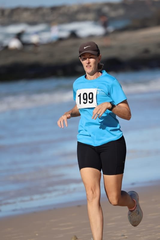 Ballina Athletics Club members at Shelly Beach