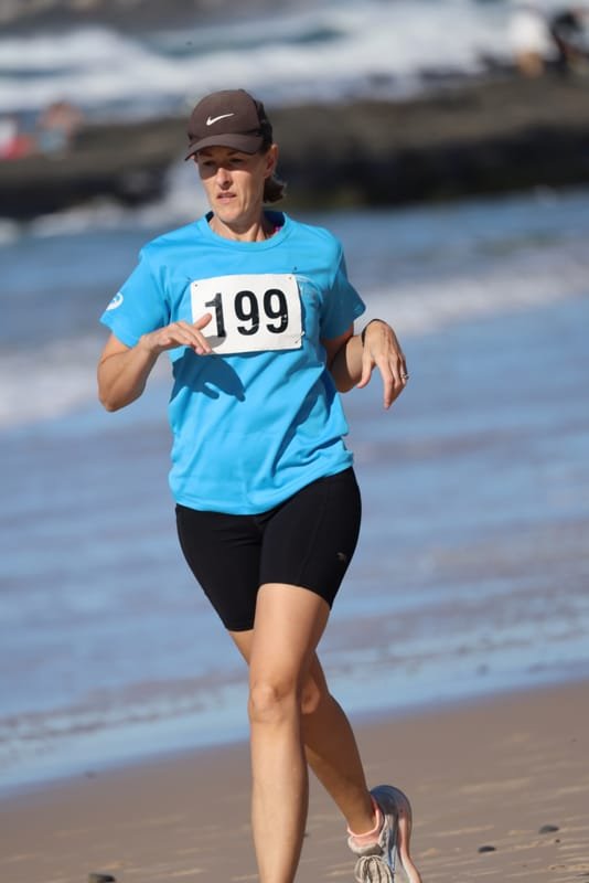 Ballina Athletics Club members at Shelly Beach