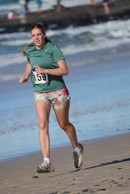 Ballina Athletics Club members at Shelly Beach