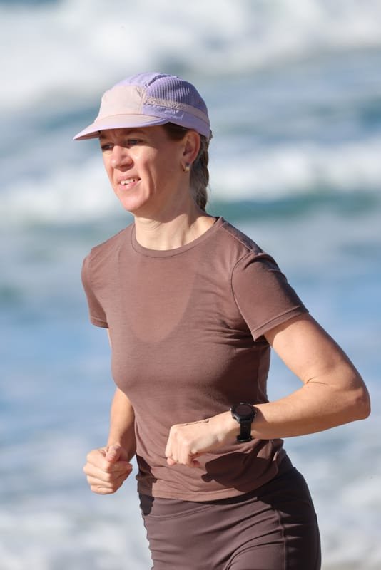 Ballina Athletics Club members at Shelly Beach