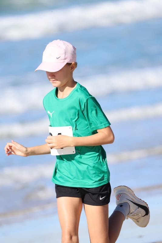 Ballina Athletics Club members at Shelly Beach