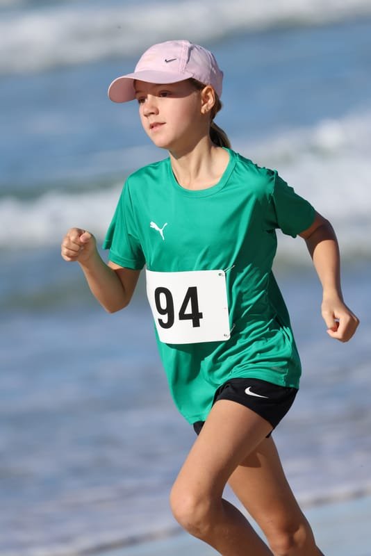 Ballina Athletics Club members at Shelly Beach