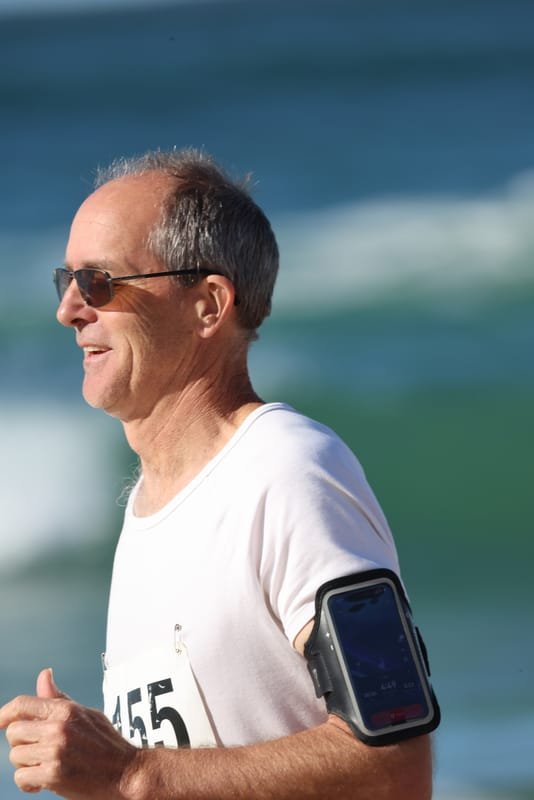 Ballina Athletics Club members at Shelly Beach