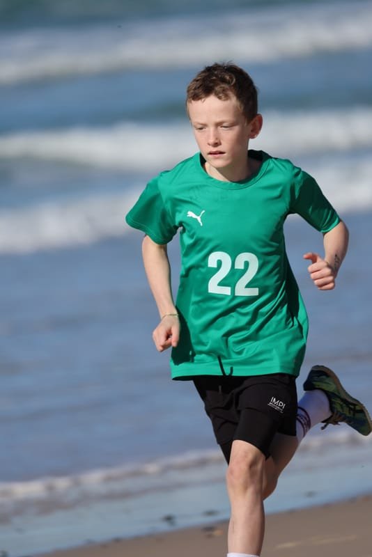 Ballina Athletics Club members at Shelly Beach