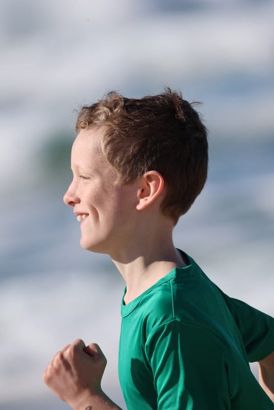 Ballina Athletics Club members at Shelly Beach