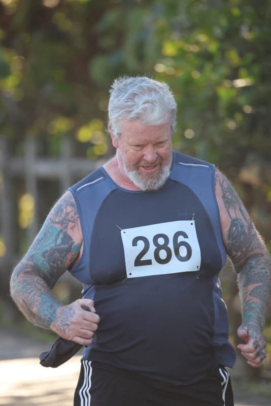 Ballina Athletics Club members at Shelly Beach