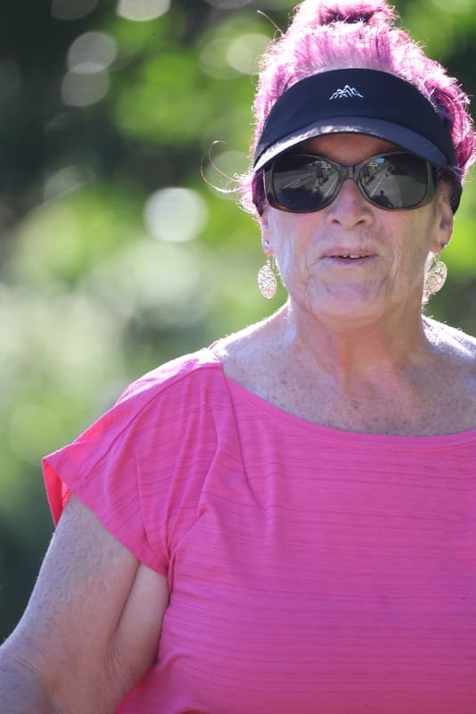 Ballina Athletics Club members at Shelly Beach