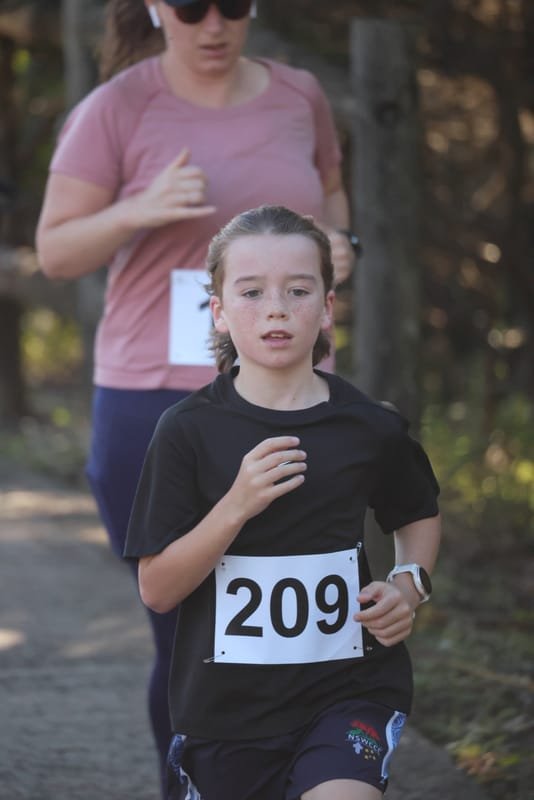 Ballina Athletics Club members at Shelly Beach