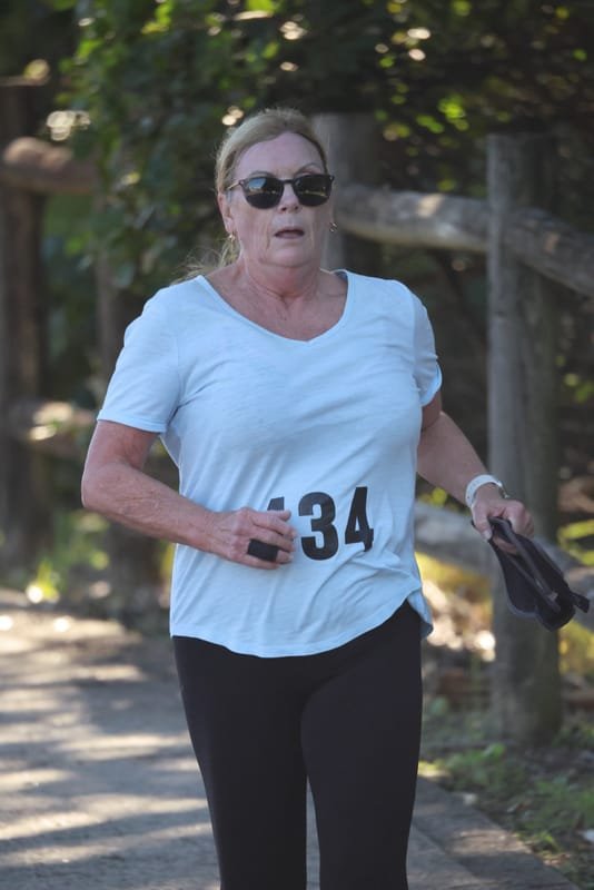 Ballina Athletics Club members at Shelly Beach
