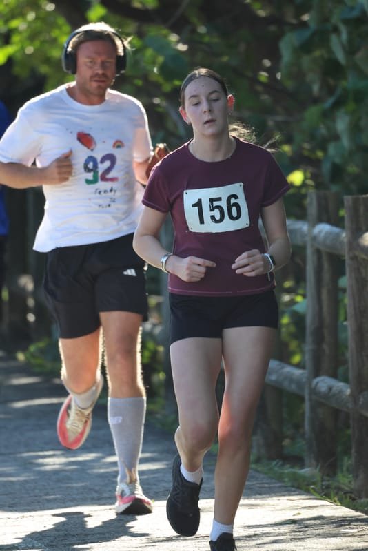 Ballina Athletics Club members at Shelly Beach