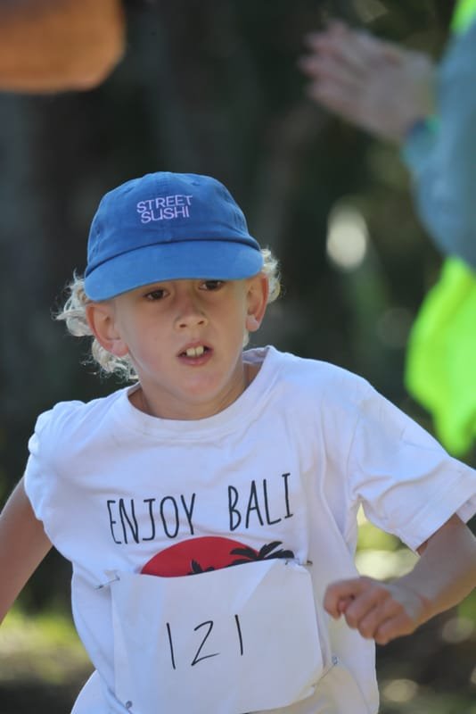 Ballina Athletics Club members at Shelly Beach