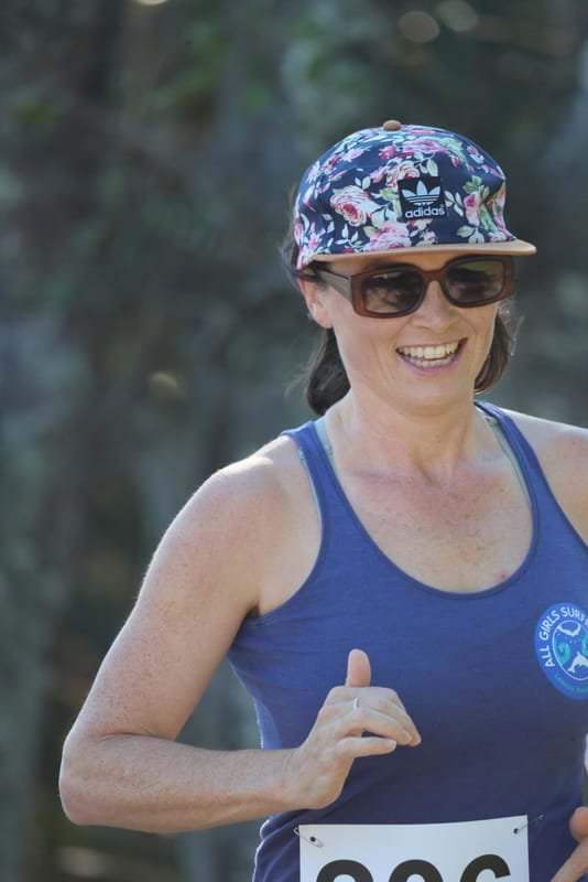 Ballina Athletics Club members at Shelly Beach