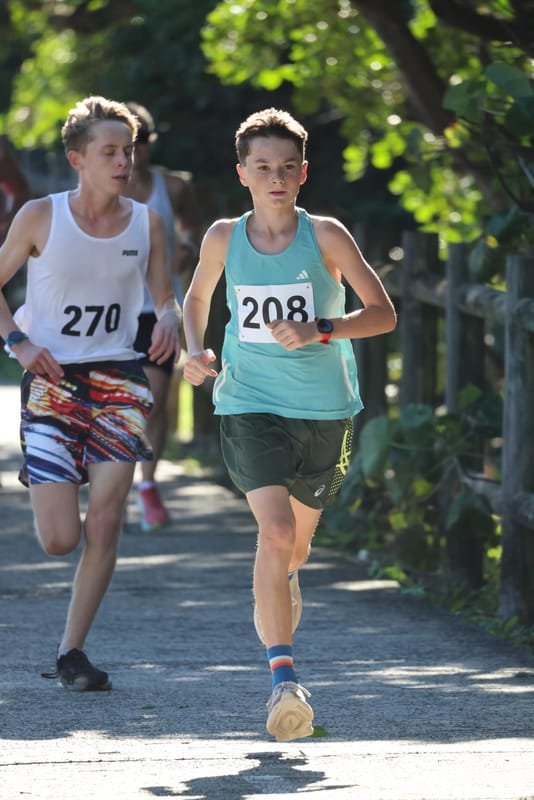Ballina Athletics Club members at Shelly Beach