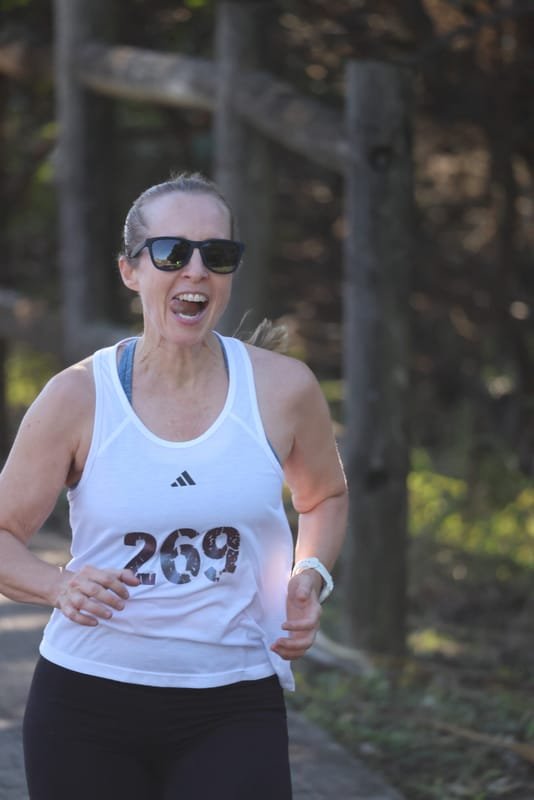 Ballina Athletics Club members at Shelly Beach