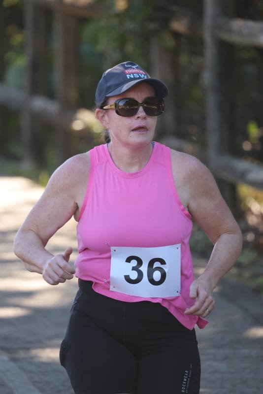 Ballina Athletics Club members at Shelly Beach