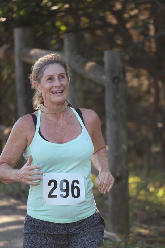 Ballina Athletics Club members at Shelly Beach