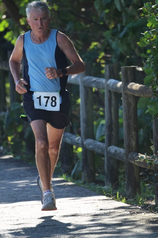 Ballina Athletics Club members at Shelly Beach