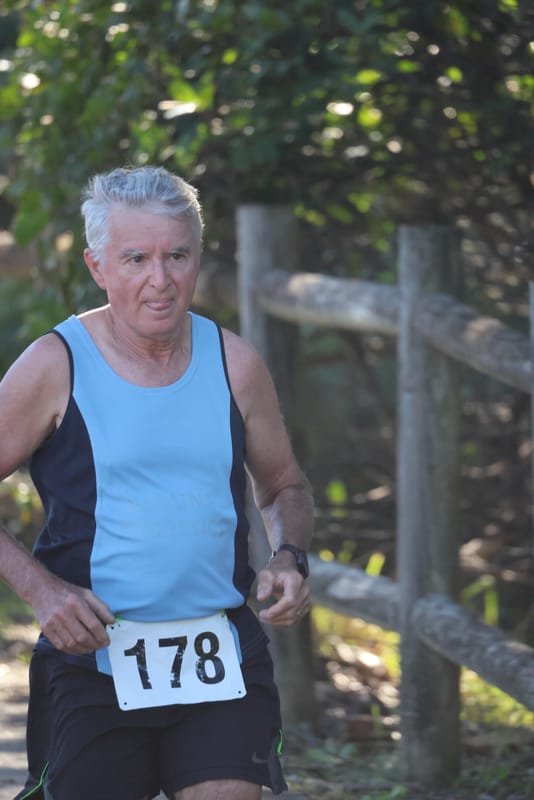 Ballina Athletics Club members at Shelly Beach